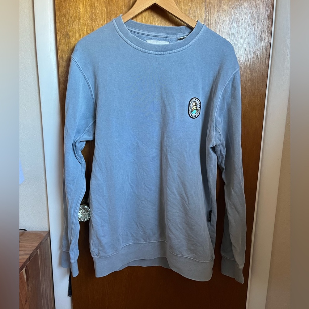 VISSLA blue/gray Crewneck Sweatshirt